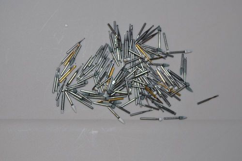 LOT OF 140 USED DENTAL BURS DIAMONDS FINSHING CARBIDES LAPIDARY