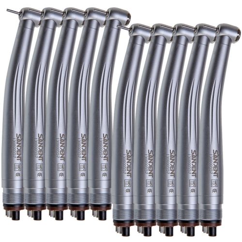 10pcs Dental NSK Style High Speed Handpieces Push 4 Holes Clean Head Turbine GKR