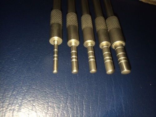 5 Pc Sinus Lift Elevators Set, Straight Convex Tips   Dental Implant