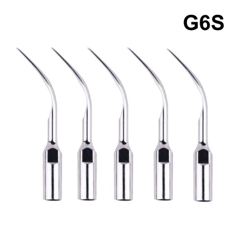 5pc G6S Dental Ultrasonic Piezo Scaler Scaling Tips Hanpiece Fit SATELEC NSK DTE