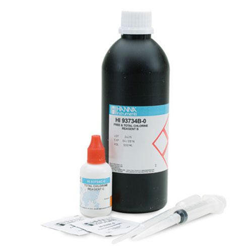 Hanna Instruments HI93734-01 Free/total chl HR liq reagent kit, 100pk