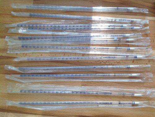 Lot Of Kimble Disposable Glass Pipets 2Ml In 1/100 20C&#039;