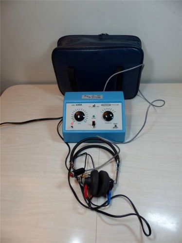 Ambco 650A Audiometer w/ Headphones, Responder &amp; Carrying Case ~ Free Shipping