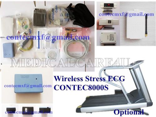 Hot promotion contec8000s wireless stress ecg/ekg analysis systems,12 lead+sw for sale