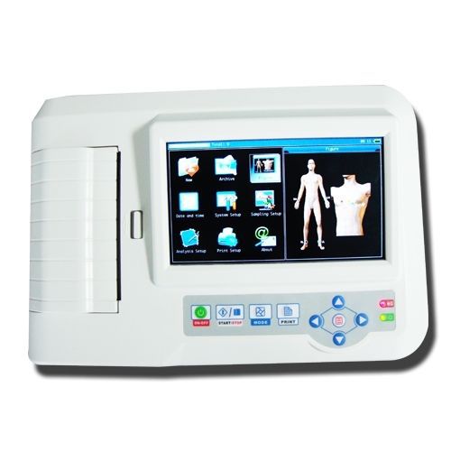 Digital 3/6 channel ECG/EKG machine Electrocardiograp,free PC software, ECG-600G