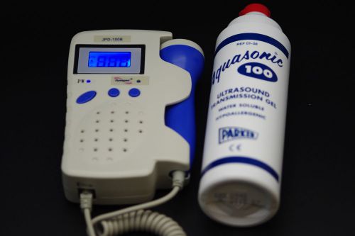 ANGELSOUNDS JPD-100B FETAL DOPPLER 3MHZ W/BATTERY, CHARGER, 0.25 LITE BOTTLE GEL