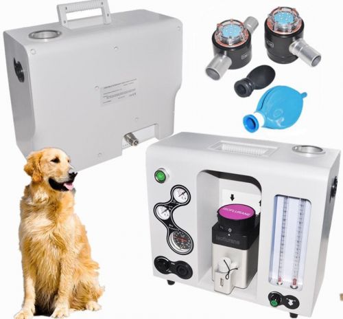 Vet Anesthesia Machine for Sevoflurane, halothane w Bag&amp;Vaporizer&amp;circuit kit