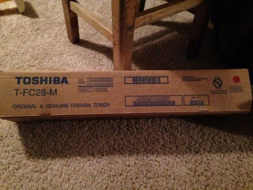 1 Genuine Toshiba T-FC28-M TFC28M Magenta Toner