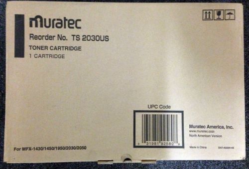 NEW SEALED Muratec TS2030US Toner Cartridge  for MFX-1430/1450/1950/2030/2050