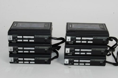 Lot of 6 sanyo trc-1650 cassette tape recorder as is for sale