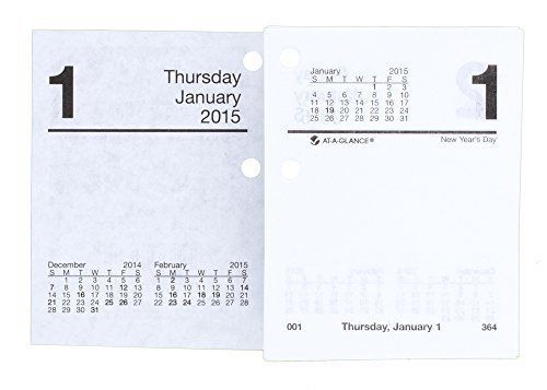 Daily calendar refill 3 x 3.75 page size monthly tabs e91950 for sale