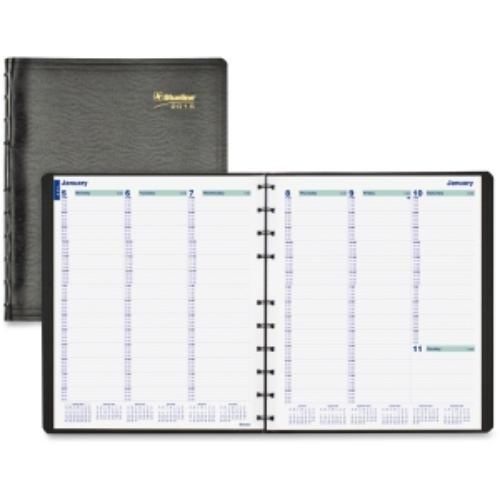 Rediform CF507581T Miraclebind Weekly Planner, 5 X 8, Black, 2014