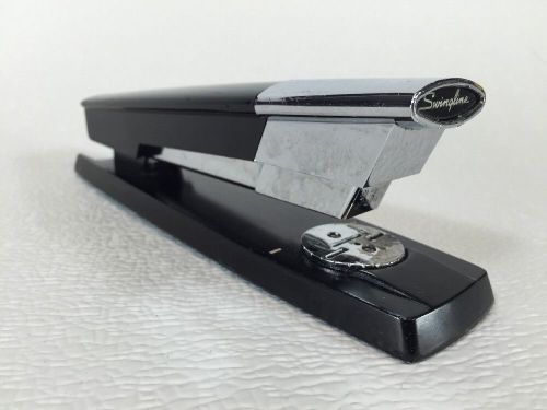 Vintage Mid Century Modern Black/Chrome Swingline 333 Stapler