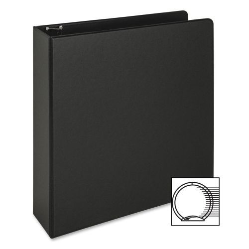 Business Source Vinyl Ring Binder - Letter - 2&#034; Binder - Black - BSN09977