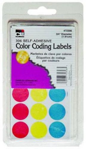 Self-Adhesive Labels Color Coding Dots 3/4&#039;&#039; Diameter Assorted Colors