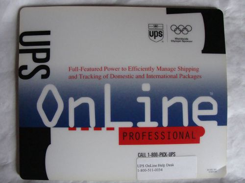 United Parcel Service UPS Mouse Pad Online Professional.