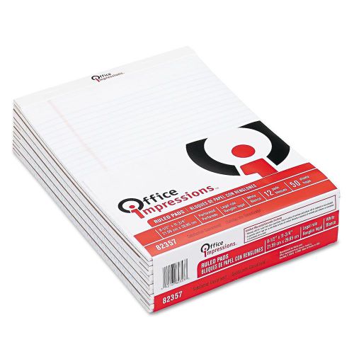 24 pk note pads legal rule,letter white 50-sheet bulk lot office school business for sale