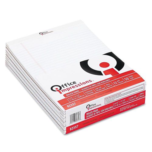 24 Pk Note Pads Legal Rule,letter White 50-Sheet Bulk Lot Office School Business