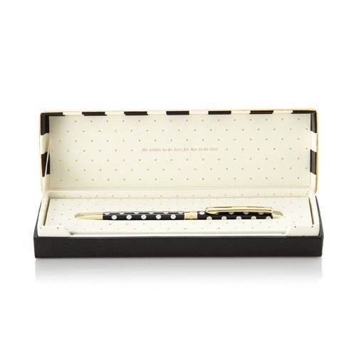 kate spade new york ballpoint pen Black Dots - Oprah&#039;s Favorite Things 2014!!