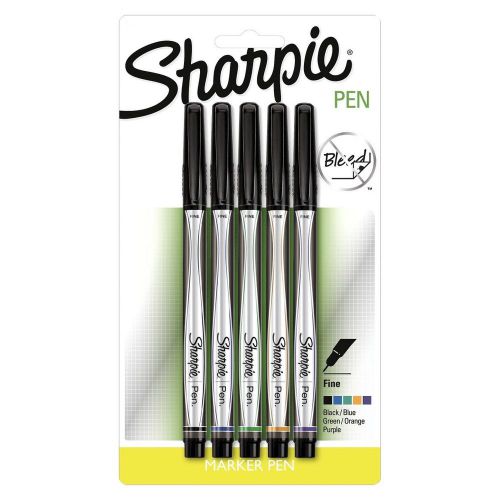 Sharpie Markers Fine Point Permanent Markers - 1 pkg - 5 Ct Asstd Colors