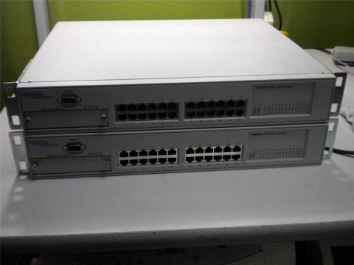 Lot of 2 nortel networks bay network baystack 450-24t  al2012a14 for sale