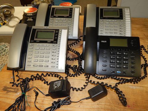 RCA Business Phones Lot 3 Executive 25413RE3-A (5-Line) 1  25201RE1-a (2-Line)