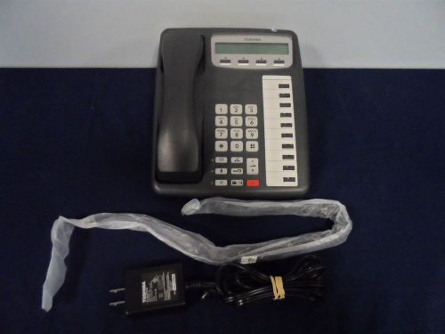 Toshiba IPT2010-SDC IP Display Phone w/ Power Supply DC12V 1A