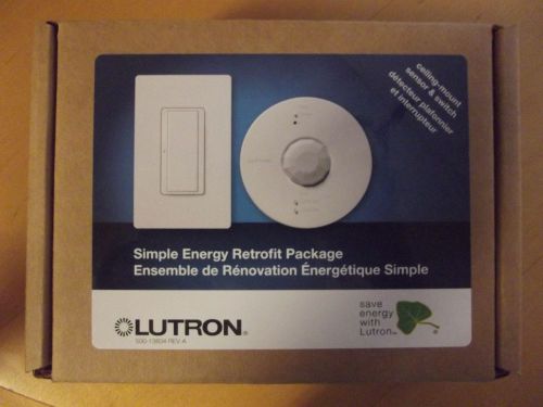 Lutron maestro wireless - ceiling-mount sensor &amp; switch - mrf2 - 1s8a - 10c for sale