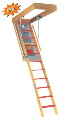 300lb Capacity Husky 655 Thermogard Insulated 10&#039; Attic Stairway 25 1/2 x 54