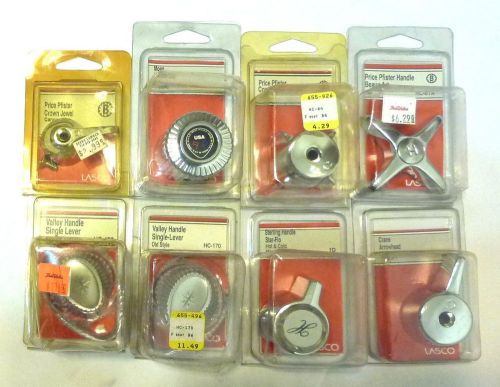 8 Lasco HC-170 HL-76P HL-71 HL-88 HC-64 0-3059 HC-61A Handles Hot Cold CHROME