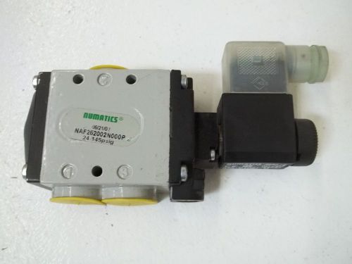 NUMATICS NAF252002N000P SOLENOID VALVE 24-145 PSIG *USED*