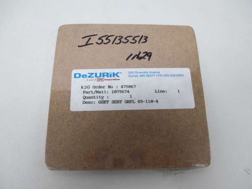 NEW DEZURIK 1079674 GASKET SEAT GRFL 89-110-4 VALVE REPLACEMENT PART D340372