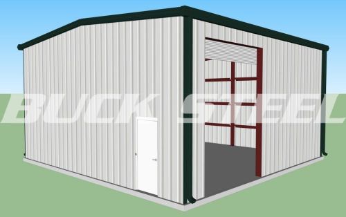 Buck steel 30x30x16 steel building backyard shop augusta georgia for sale