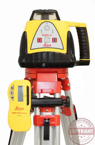 Leica rugby 100 self-leveling rotary laser level, topcon, spectra for sale