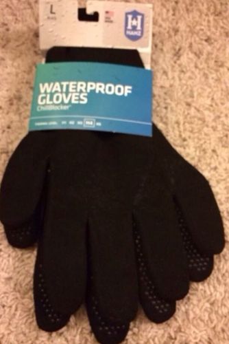 New!! mens extra large black waterproof work gloves h4 thermal level for sale