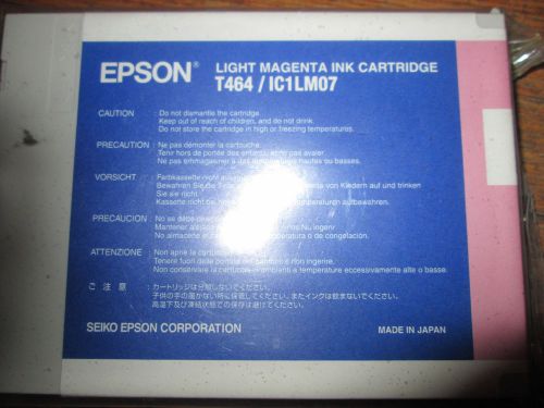 New Genuine Epson Stylus Pro 7000 Light Magenta Ink T464