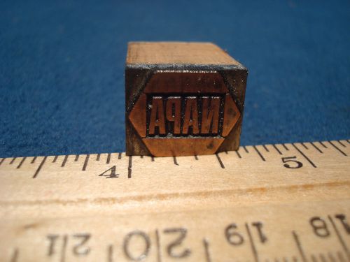 NAPA Auto Parts Store Company Logo Printers Block