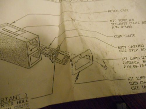 COIN CHUTE GUARD ...  Speedqueen V-8 COIN CHUTES..GREENWALD