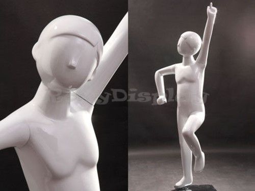 Child Fiberglass Abstract Mannequin Dress Form Display #MZ-TOM3