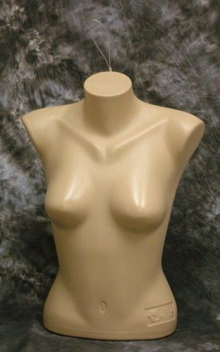 33&#034;24&#034;32 FEMALE 1/2 TORSO MANNEQUIN FLESH #5010