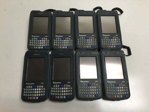 Lot of (8) Intermec CN3 Handheld Computer Barcode Scanners