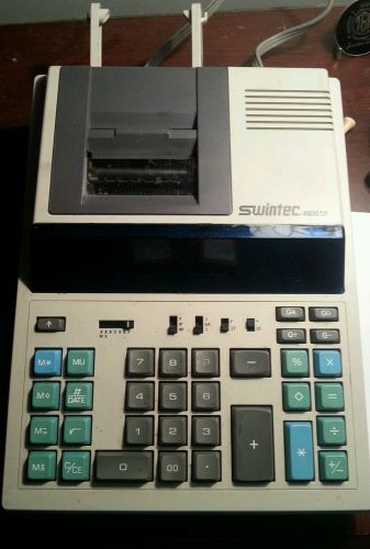 SWINTEC 4800 DP ELECTRONIC CALCULATOR 120VAC 60Hz 0.2A