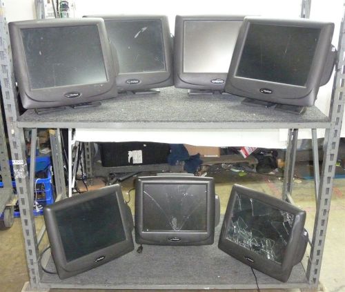Lot 7 radiant p1520-0024 p1520-0016 15&#034; pos touchscreen terminal parts for sale