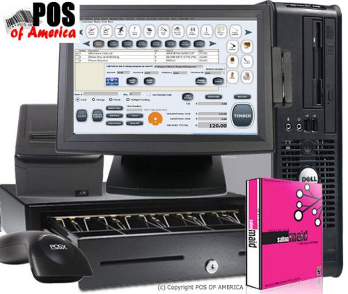 Beauty salon pos complete system w/ maid software new for sale