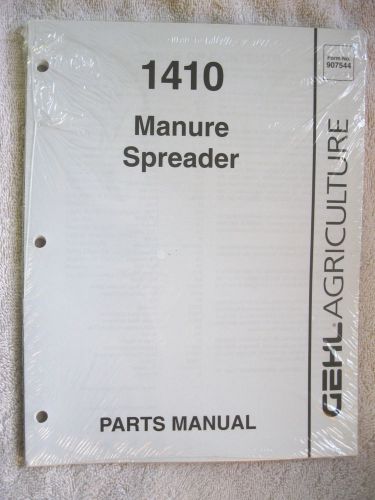 GEHL 1410 MANURE SPREADER PARTS MANUAL