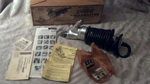 VTG SUNBEAM STEWART SHEARMASTER 31B SHEEP GOAT CLIPPERS IN BOX From Estate