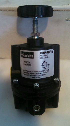 Parker Prep-Air II Precision Air Regulator 500PSIG Max 1-60 PSIG Adjustable