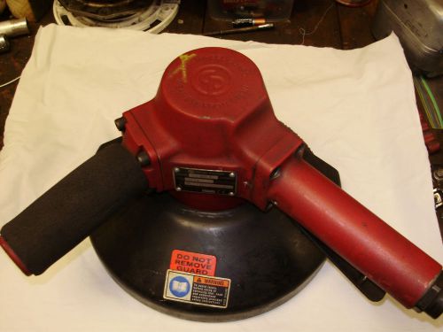 Chicago Pneumatic CP-3320 SALAVEL  9&#034; Grinder/Sander With extras.