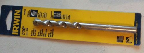 Irwin 5026012 7/16&#034; X 6&#034; Rotary Masonry Drill Bit, Carbide Tip