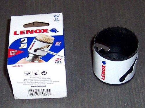 Lenox tools 3003434l 2-1/8&#034; bi-metal speed slot hole saw for sale